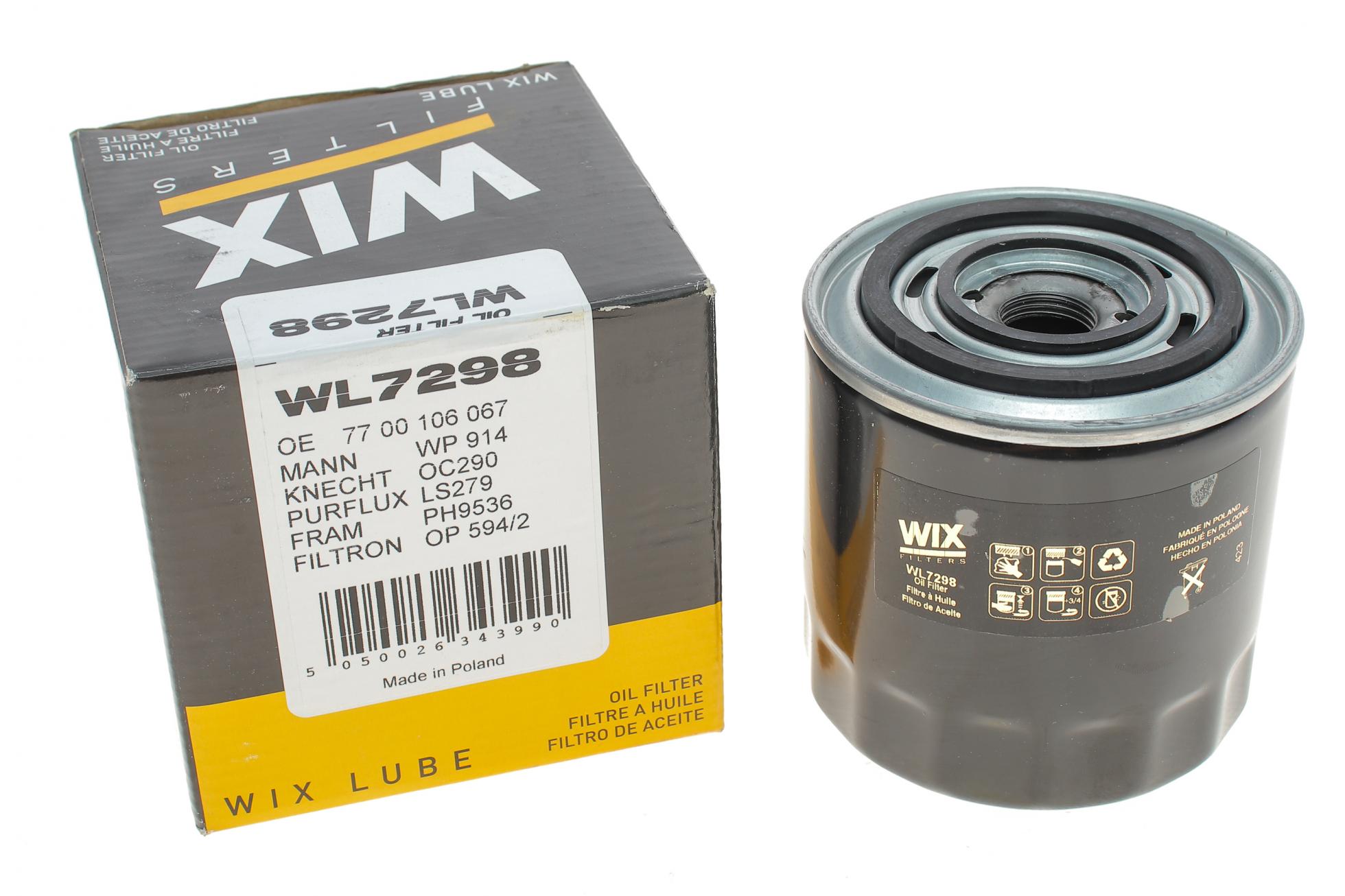 WL7298 WIX FILTERS